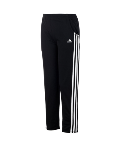 Shop Adidas Originals Big Girls Warm Up Tricot 3-stripes Pants, Extended Sizes In Black