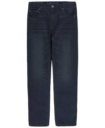 Shop Levi's Big Boys 502 Taper Fit Stretch Performance Jeans In Sharkley