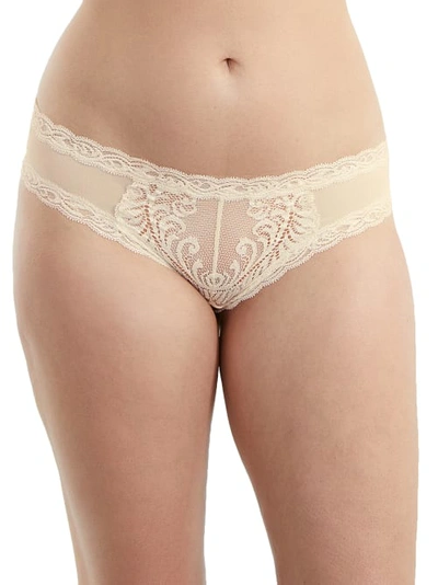 Shop Natori Feathers Hipster In Moonlight,silver