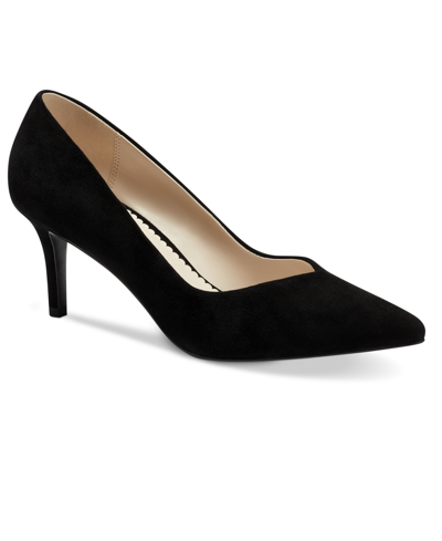 Shop Charter Club Aliaa Dress Pumps, Created For Macy's In Black Suede