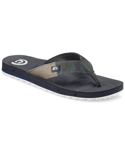 Shop Cobian Men's Hobgood Draino Flip Flop Sandal In Ocean Camo
