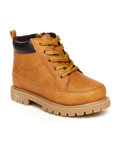Shop Carter's Toddler Boys Trail Boots In Tan