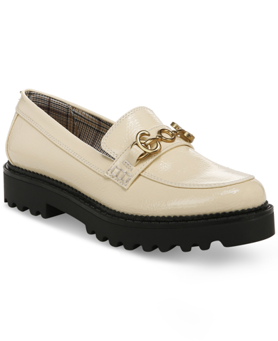 Shop Circus By Sam Edelman By Sam Edelman Women's Deana Lug Sole Loafers In Modern Ivory Patent