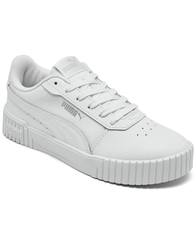 Shop Puma Big Girls Carina 2.0casual Sneakers From Finish Line In White