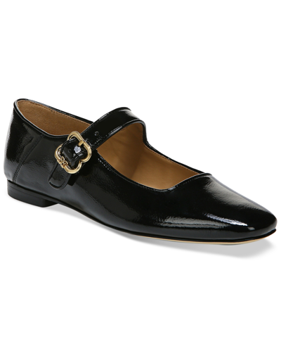 Shop Sam Edelman Women's Michaela Mary Jane Flats Women's Shoes In Black Patent