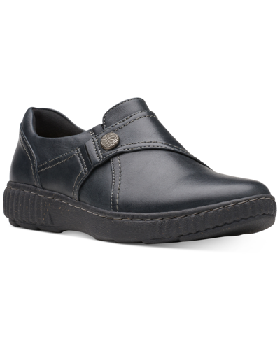 Shop Clarks Women's Caroline Pearl Slip-on Flats In Black