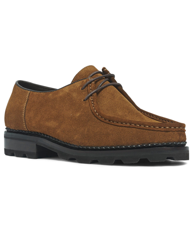 Shop Anthony Veer Men's Wright Moc Toe Lace-up Shoes In Brown