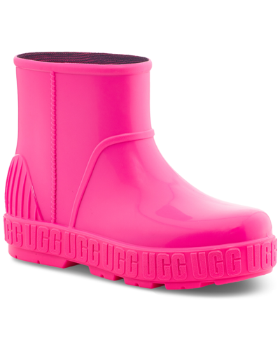 Shop Ugg Women's Drizlita Rain Booties In Taffy Pink
