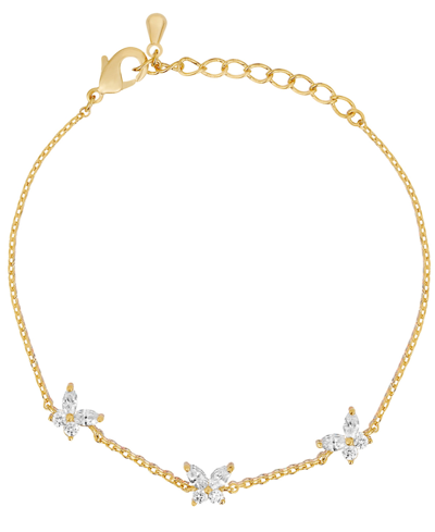 Shop Girls Crew Born To Fly Bracelet In Gold-plated