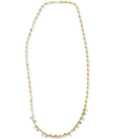 Minu Jewels Deco Chain Necklace In Gold