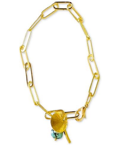 Shop Minu Jewels Clip Chain Bracelet In Gold