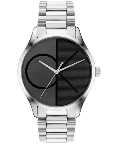 Shop Calvin Klein Men's Stainless Steel Bracelet Watch 40mm