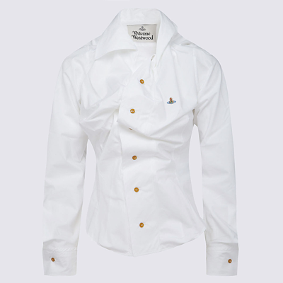 Shop Vivienne Westwood White Cotton Shirt