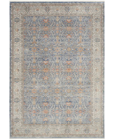 Nourison Starry Nights Stn08 5'3" X 7'3" Area Rug In Mist