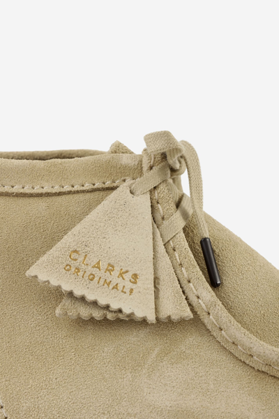 Clarks Originals Wallabee Boot Maple Suede In Beige