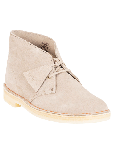Shop Clarks Classic Ankle Boots In Sand
