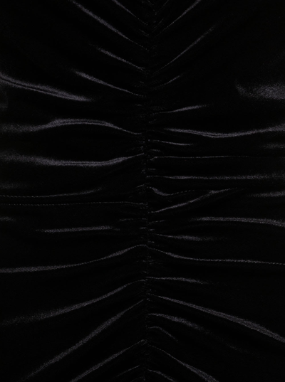 Shop Philosophy Di Lorenzo Serafini Mini Long Sleeves Dress In Black