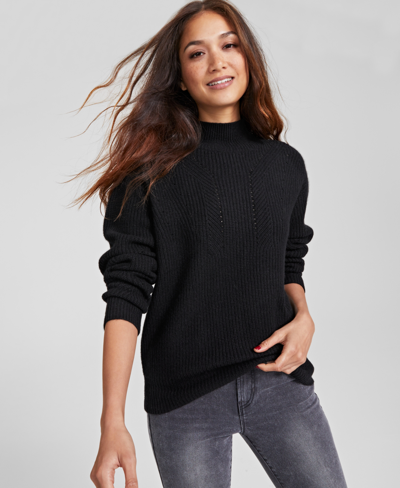 Macy's black deals cashmere sweater