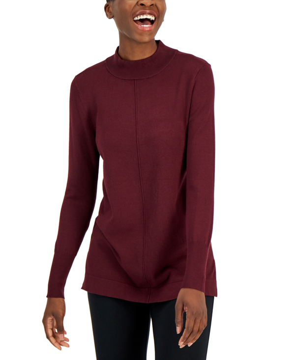 alfani mock neck top