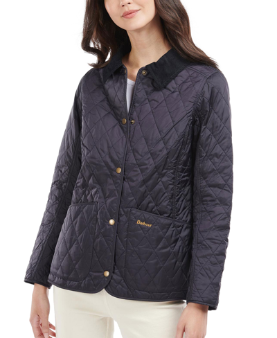 Shop Barbour Women's Annandale Quilted Jacket In Navy