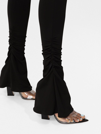 Shop Mugler Trousers Black