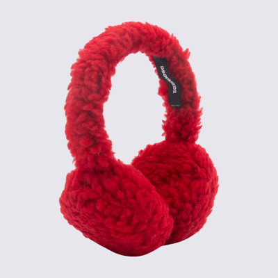 Shop Dsquared2 Red Ear Muffs
