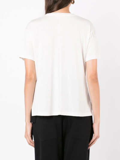 Lenny Niemeyer Round-neck Short-sleeved T-shirt In White