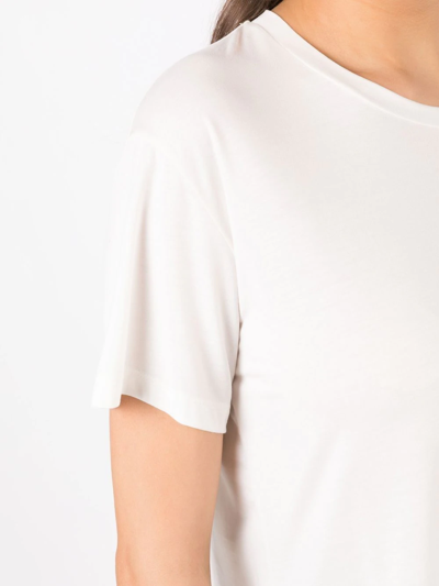 Lenny Niemeyer Round-neck Short-sleeved T-shirt In White
