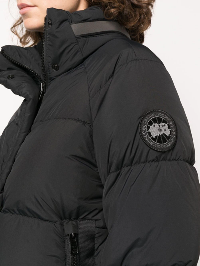Shop Canada Goose Junction Padded Down Jacket In Black