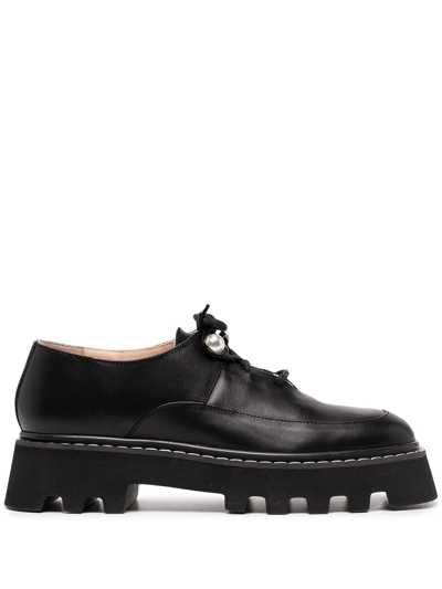 Shop Nicholas Kirkwood Pearlogy 40mm Derby Shoes In Black