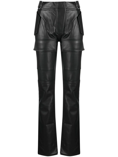 MISBHV Cut Out Leather Trousers