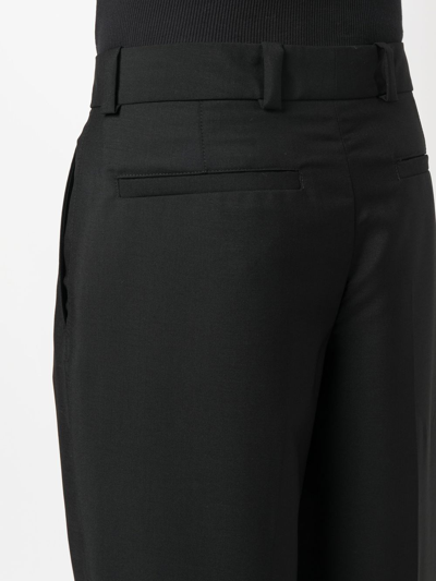 Shop Acne Studios Slim-cut Chino Trousers In Black
