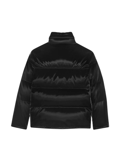 Shop Saint Laurent Doudoune Oversize Puffer Coat In Black