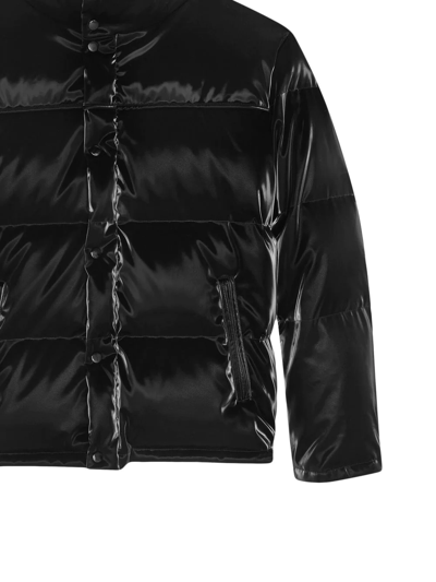 Shop Saint Laurent Doudoune Oversize Puffer Coat In Black