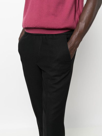 Shop Filippa K Straight-leg Cropped Trousers In Black