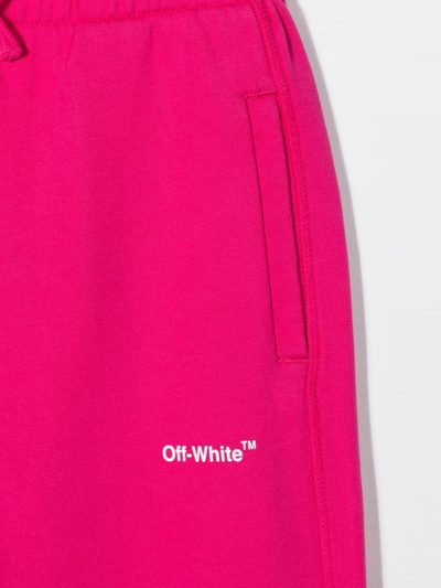 Off-white Rubber Arrow Sweat Pant In Pink