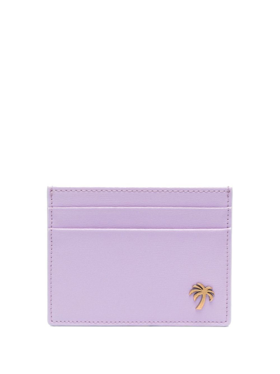Shop Palm Angels Palm Beach Plaque Cardholder In Pink