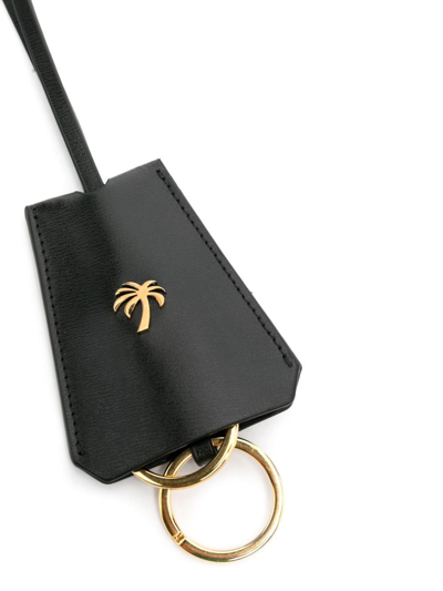 Shop Palm Angels Palm Beach Keychain In Black