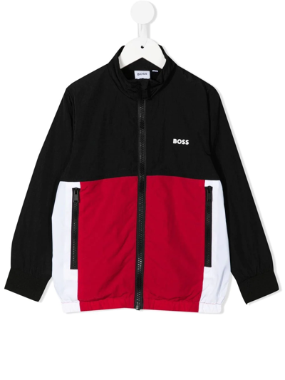Shop Bosswear Colour-block Sweatshirt In Black