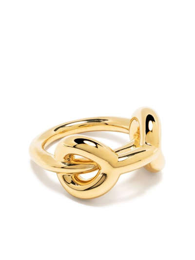 Charlotte Chesnais Binary Chain Ring In Gold