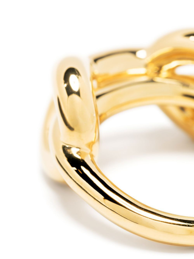 Charlotte Chesnais Binary Chain Ring In Gold