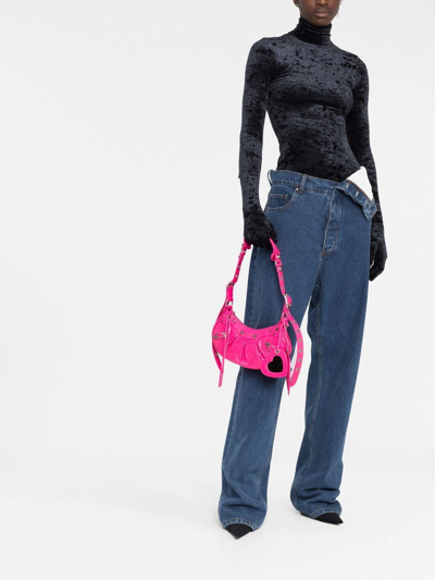 Shop Balenciaga Le Cagole Xs Shoulder Bag In Pink