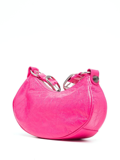 Shop Balenciaga Le Cagole Xs Shoulder Bag In Pink