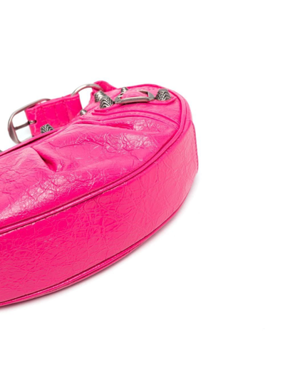 Shop Balenciaga Le Cagole Xs Shoulder Bag In Pink