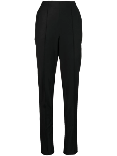 Shop Materiel Slim-cut Tailored Trousers In Black