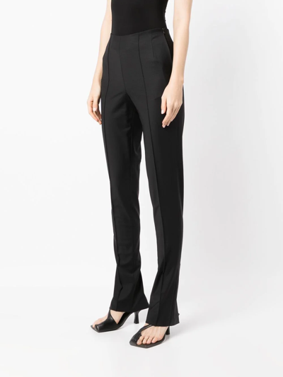 Shop Materiel Slim-cut Tailored Trousers In Black