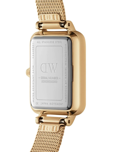 Daniel Wellington Quadro Pressed Evergold 20x26mm In White