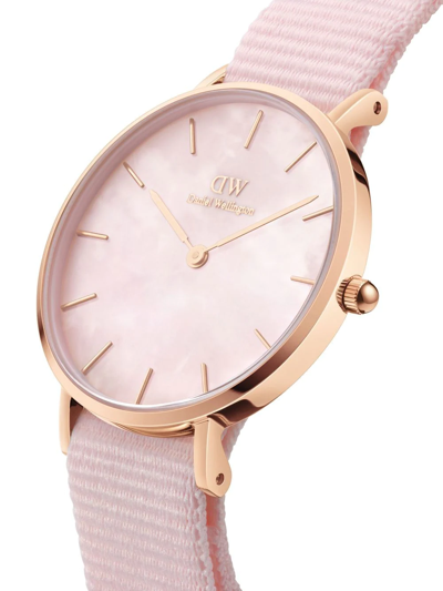 Shop Daniel Wellington Petite Coral 28 In Pink