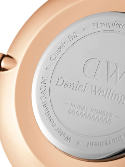 Shop Daniel Wellington Petite Coral 28 In Pink