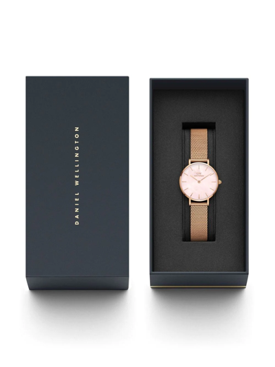 Shop Daniel Wellington Petite 28 Melrose In Pink